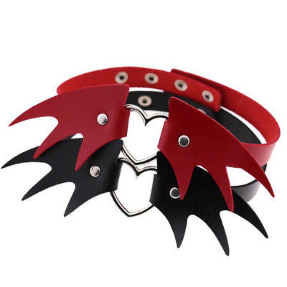 Sexy Vampire red, choker necklace - Picture 2 of 3